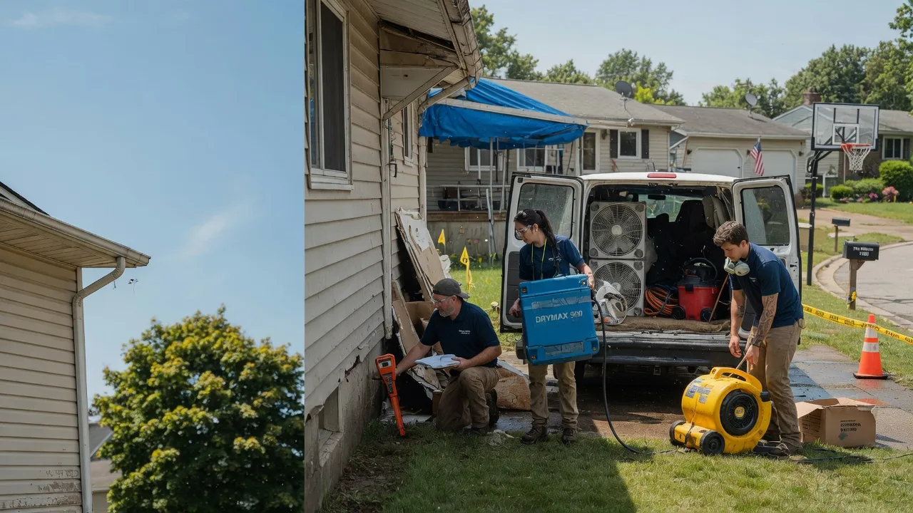 Ceiling Leak Cleanup in Watervliet, MI near me